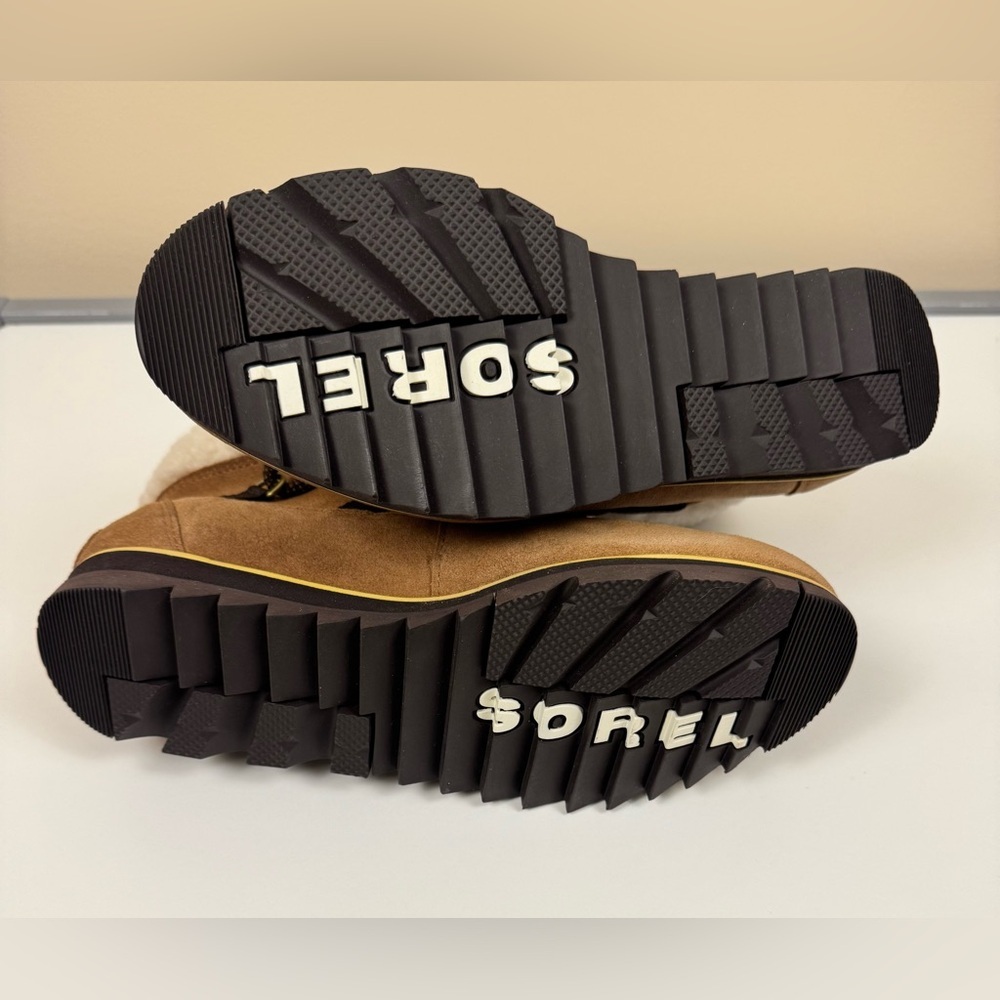 NWT Sorel Harlow Lace Cozy in Velvet Tan / Blackened Brown - Picture 5 of 7